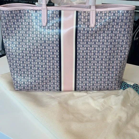 NWT Tory Burch Gemini Link Tote in Pink - Picture 6 of 15